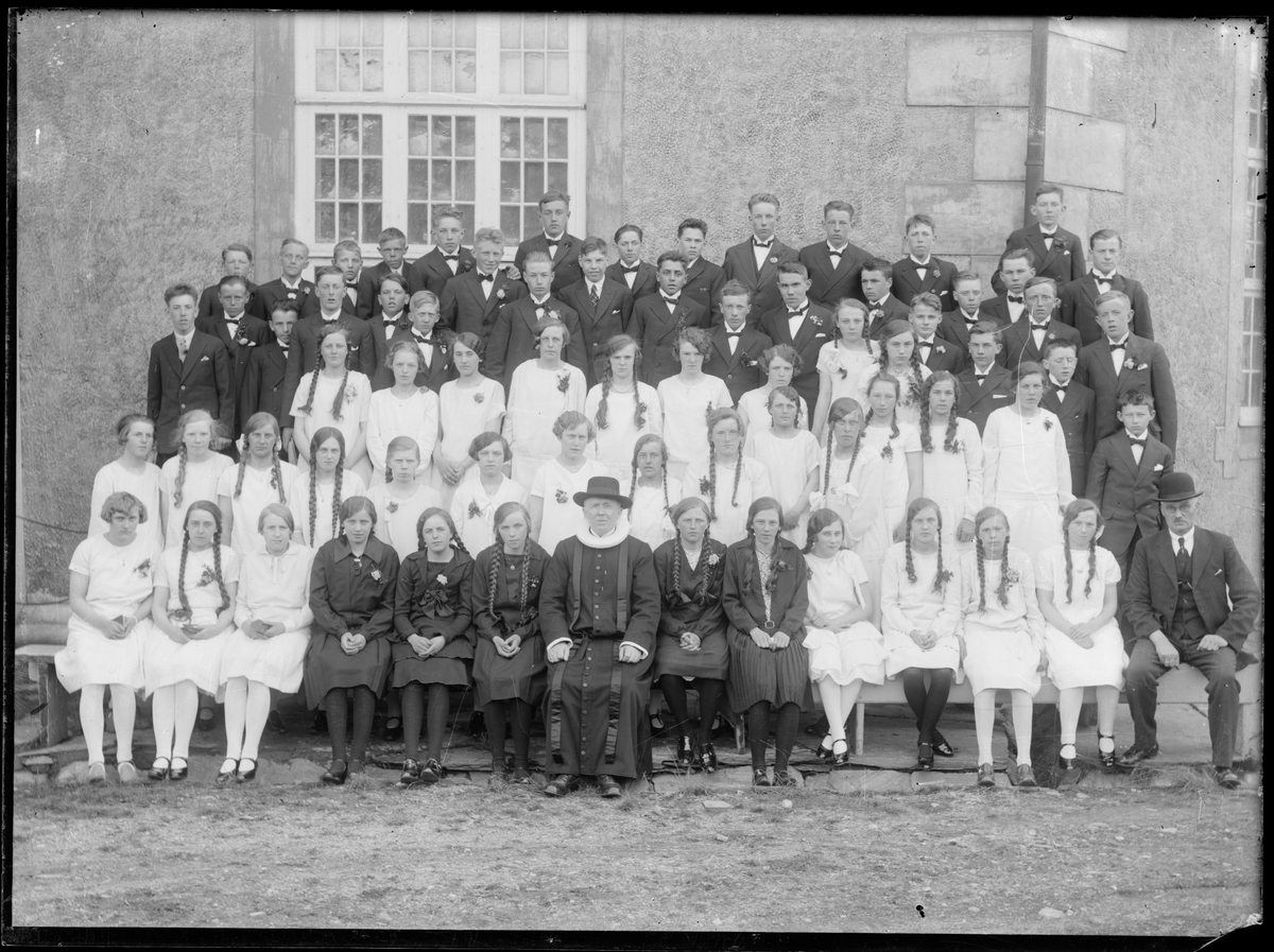 Konfirmanter på Røros, 1929