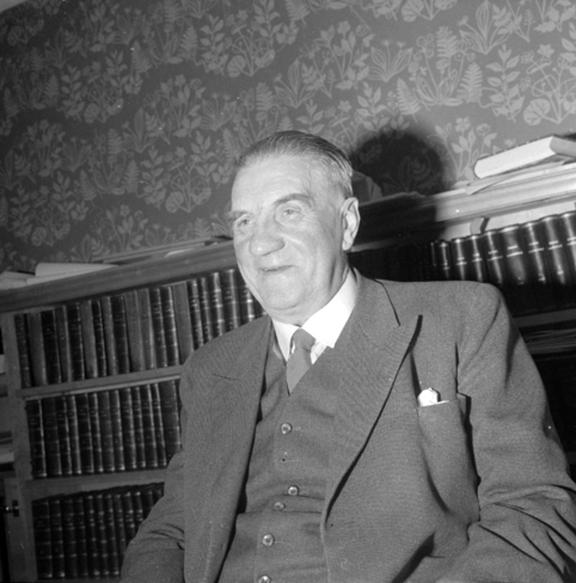 Sigurd Pedersen 1893-1978, rådmann og ordfører i Hamar kommune. 