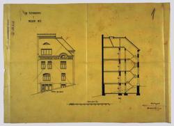 Ny telefonbygning i Aalesund [Arbeidstegning]