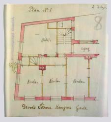 Forretningsgaard for O. A. Devolds sønner [Arbeidstegning]