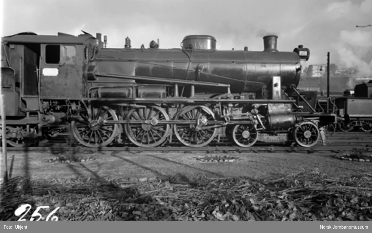 Damplokomotiv type 30a nr. 256 i Lodalen