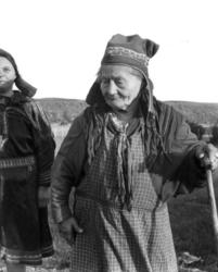 Portrett av Ellen Lemet Bulljo, Masi, Kautokeino, Finnmark,1