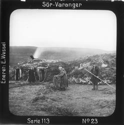 Samisk torvgamme, Vestre Jakobselv, Vadsø, Finnmark. Maja Ni