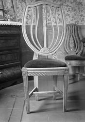 Stol i bjørk, Stenbueng, Storlidalen, Oppdal, Sør-Trøndelag.