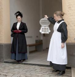 Vandreteateret "Kvinner i hundre!" ble vist på friluftsmusee