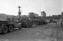 Tungtransport, Slependen, Bærum, juni 1965.