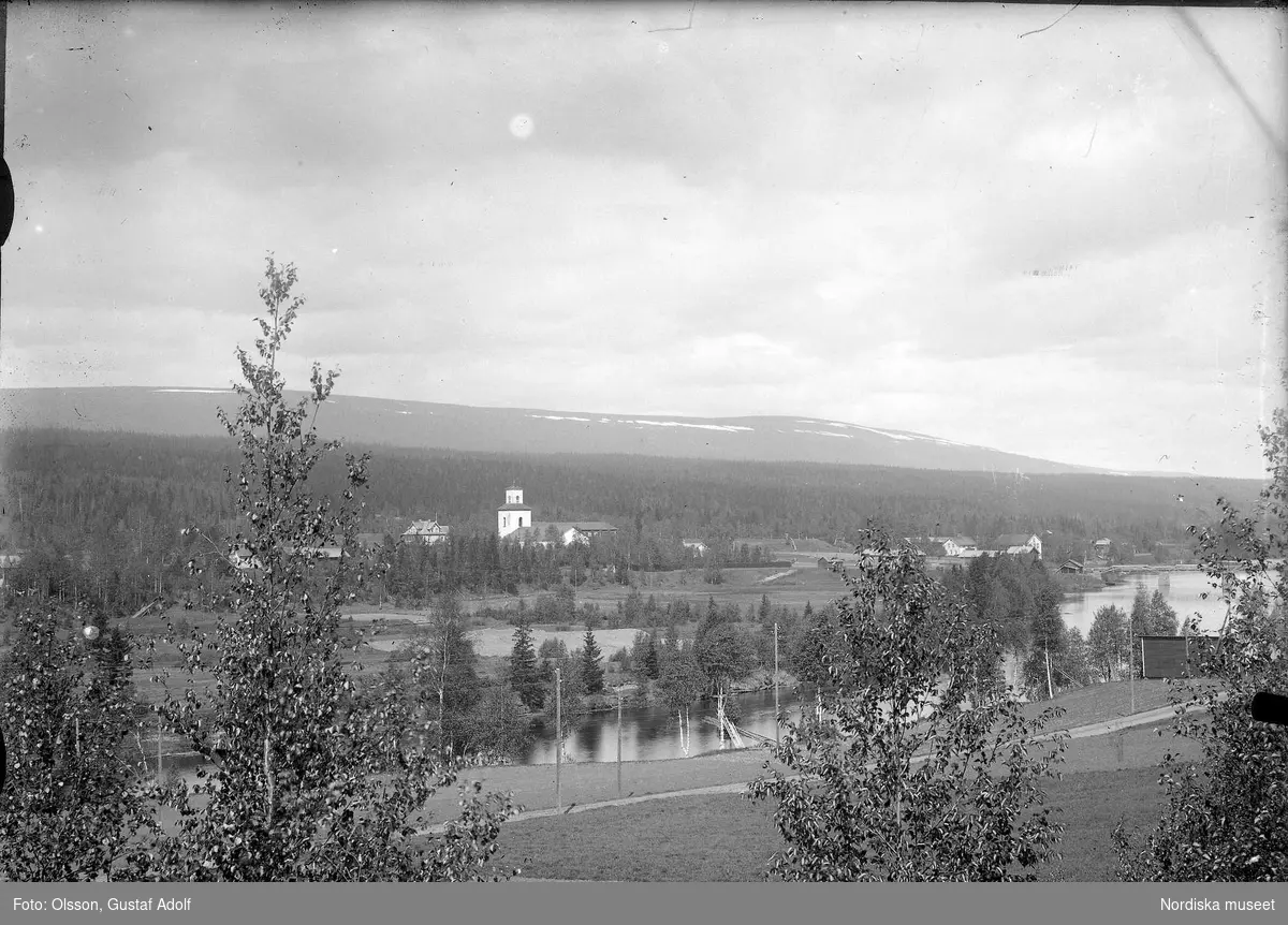 Utsikt. Bild från början av 1900-talet.