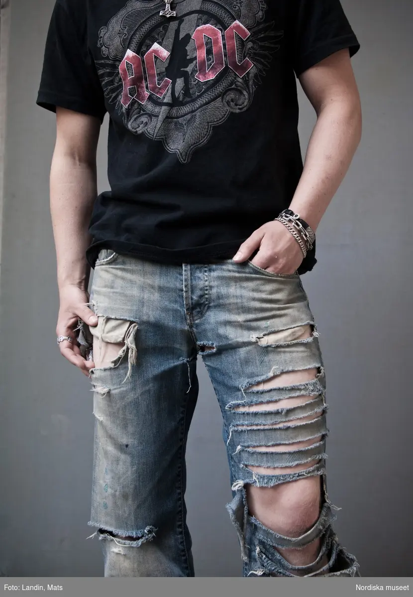 Modemakt Slitsade jeans
