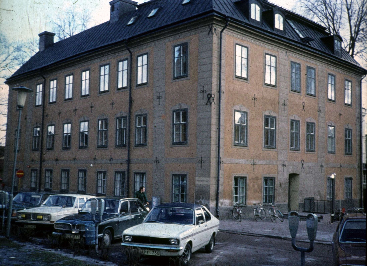 Oxenstiernska huset, kvarteret S:t Erik, Riddartorget, Uppsala 1976