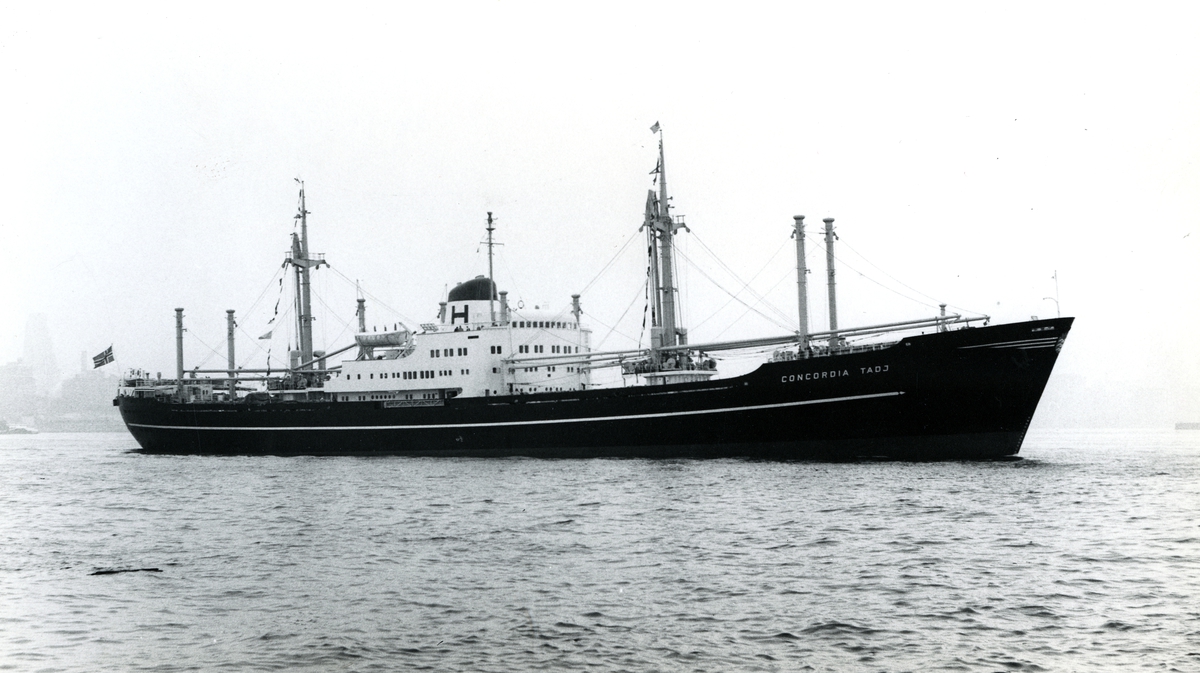 M/S Concordia Tadj (b.1958, Deutsche Werft A.G., Hamburg) - Norsk ...