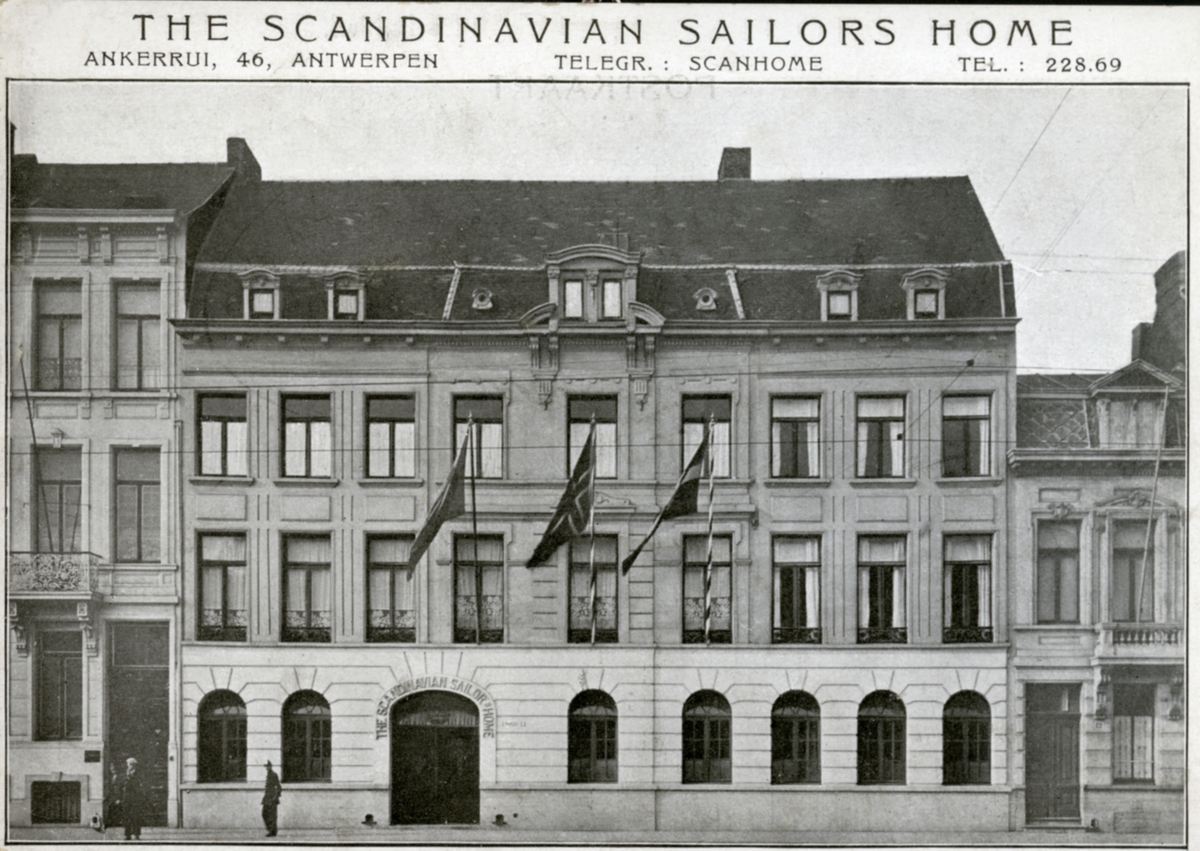 Det skandinaviske sjømannshjemmet i Antwerpen.