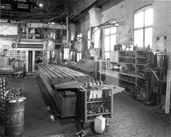 Høvelmaskin ved Myrens Verksted