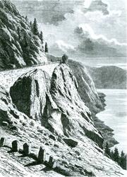 "Svangstrandsveien på Ringeriget", hentet fra "Nordiske Bill