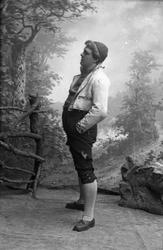 Skuespilleren Henrik Klausen i Peer Gynt av Henrik Ibsen. Fr