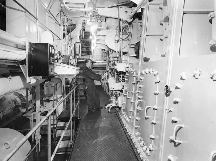 Interiör från fartyg 199 M/S Saracen.