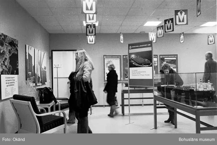 SE-banken flyttar in i nya lokaler. Utställning om Uddevallavarvet i april 1980.