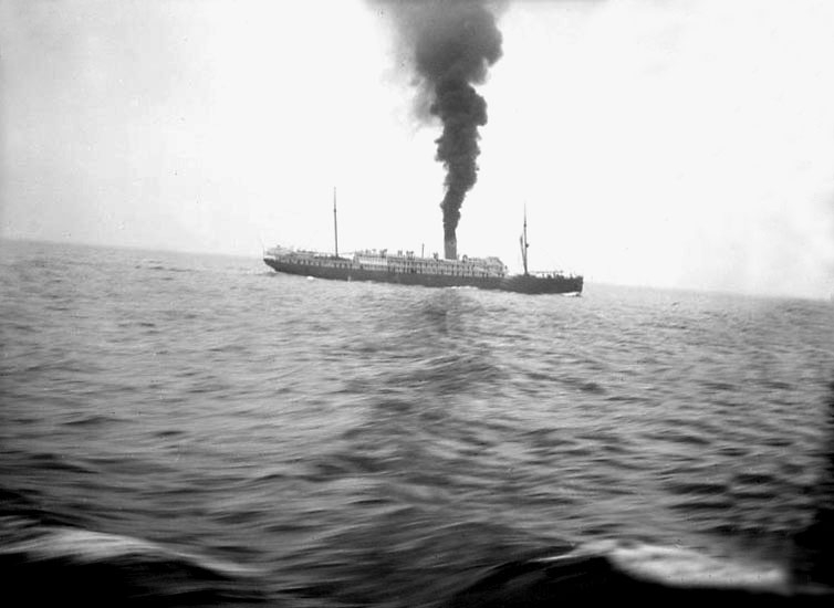 "Till sjöss, 1921."