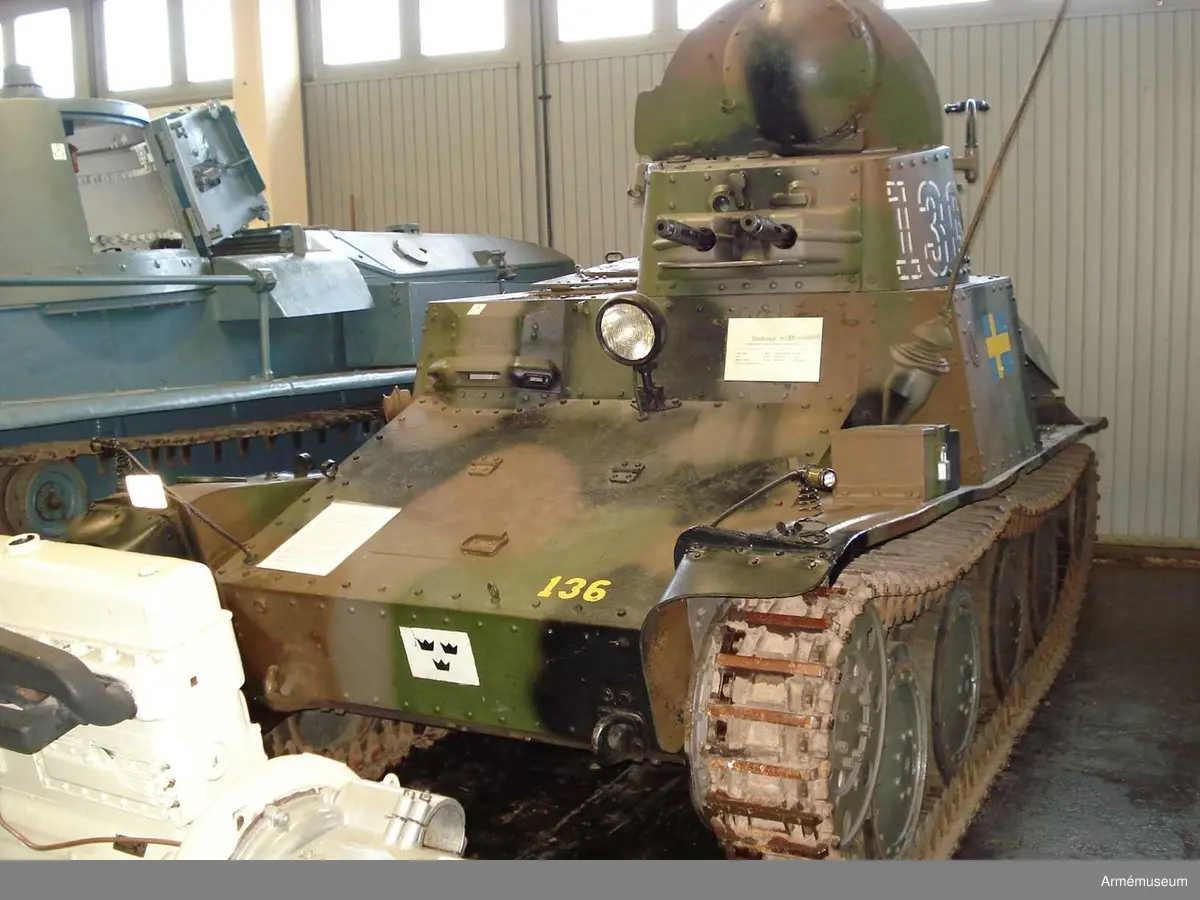 Stridsvagn m/1937 - Armémuseum / DigitaltMuseum