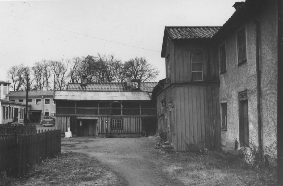 Enköping, Munksundet, kvarteret Garvaren, gamla garvaregården mot nordost
