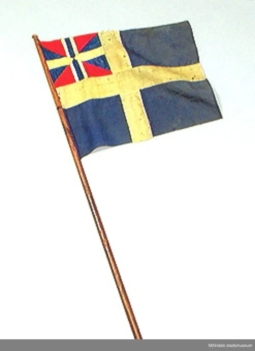 Unionsflagga för svensk-norska unionen.