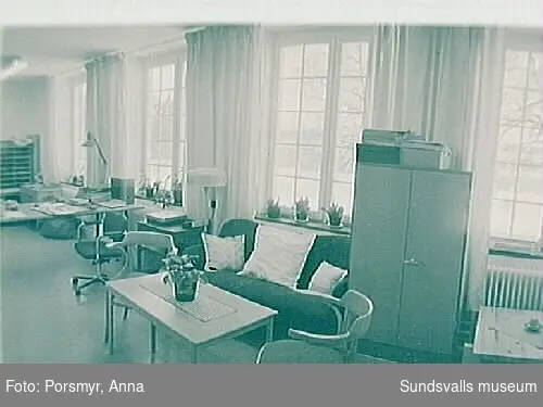 Dokumentation av f.d. Sidsjöns Sjukhus, Sundsvall, inför publikation och utställning producerade 1993.