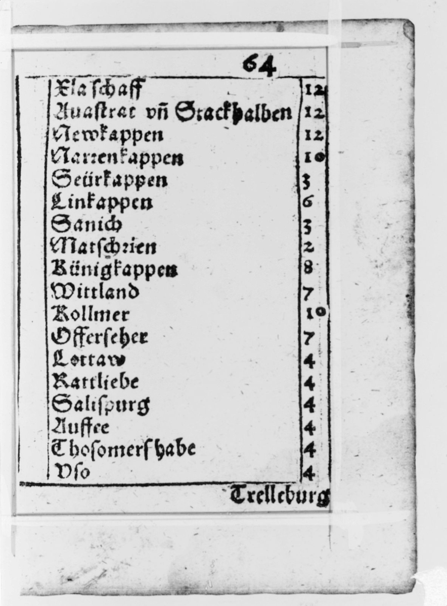 En resehandbok från 1500-talet.  Författad av en tysk
skollärare George Mayr i Augsburg.  Utkommen 1573.