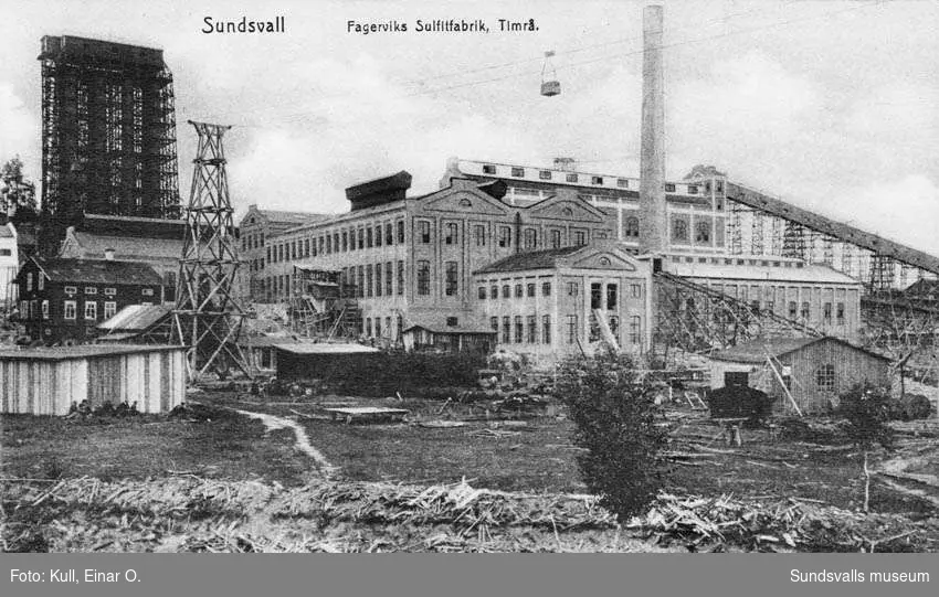 Fagerviks sulfitfabrik, Timrå.