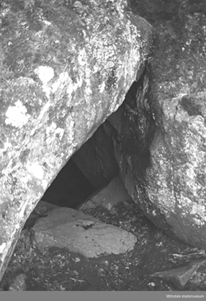 Grotta i Börsåsberget, mars 1993.