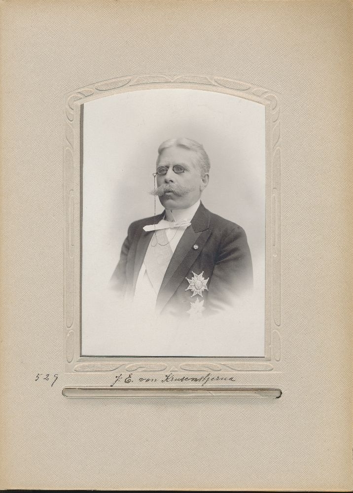 Porträtt av Julius Edvard von Krusenstjerna, Generalpostdirektör 1889-1896.