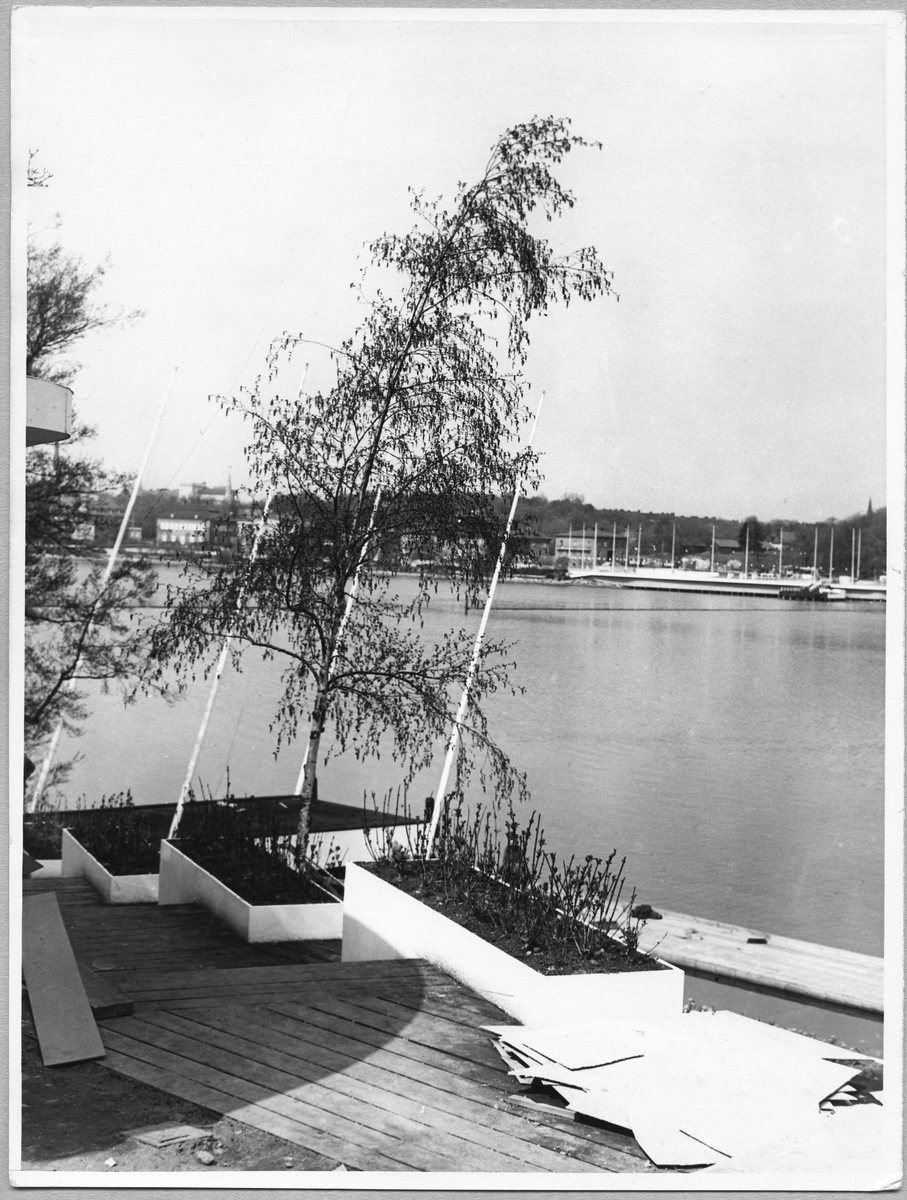 Stockholmsutställningen 1930
Utblick mot Diplomatstaden över Djurgårdsbrunnsviken under byggtiden