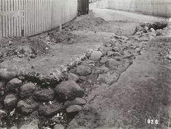 Arkeologisk utgraving av byvollen i Borregaardsveien  i Sarp