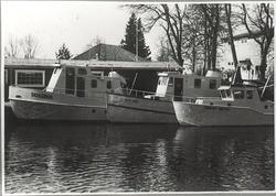 Slepebåter med 415 HK klar for sesongen 3. mai 1965. 
Fra v