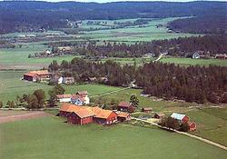 gårdsbruk, skråfoto,