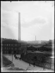 Borregaard fabrikker i Sarpsbog., Inngang A-port i St. Marie