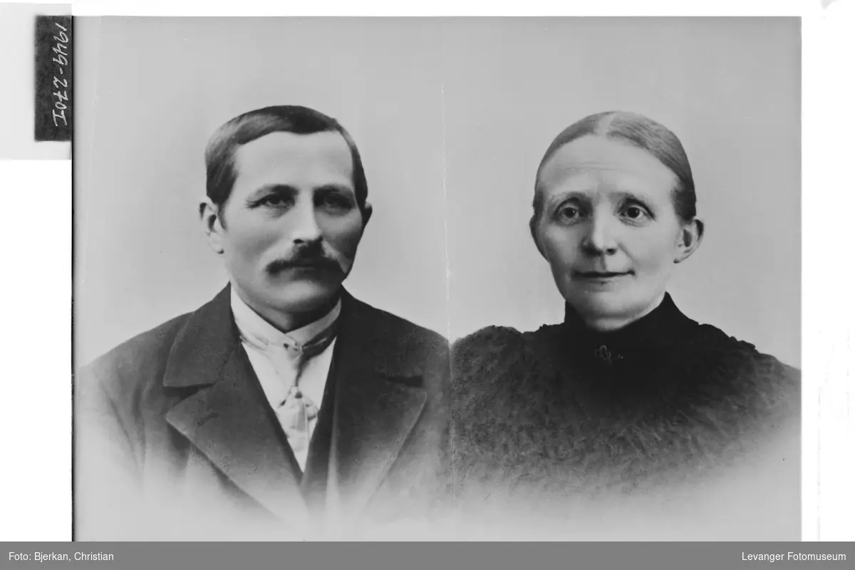 Margit og Paul Tangen II, repro av eldre fotografi