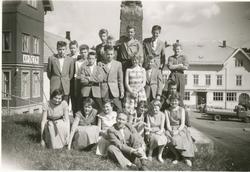 Skoleklasse på Grubbehaugen, Brevik