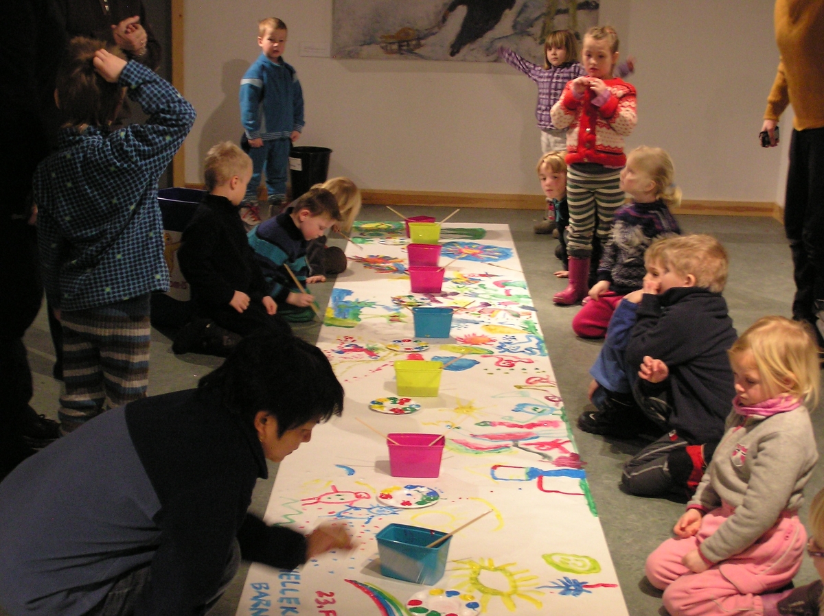 Barnas dag på Berg-Kragerø Museum.
Vinterferien 23.02.2011.