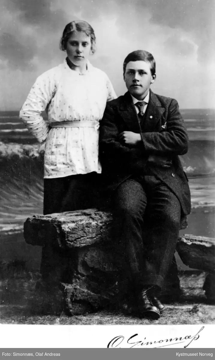 Ester Wikdahl Ståland og broren David Wigdahl