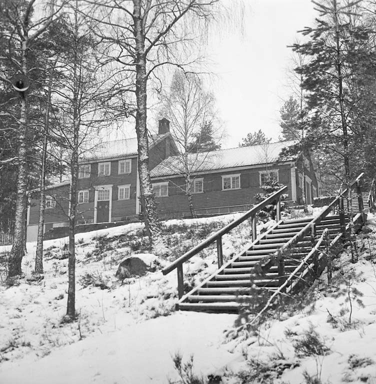 Sportstugen vid Bjursjön 1961
