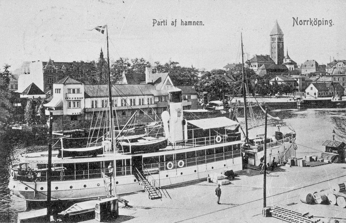 Parti af Hamnen. Norrk&ouml;ping.