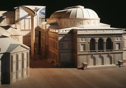 Utkast til utvidelse av Det Kongelige Teater i København [Fo