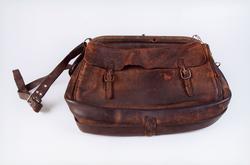 Postmuseet, gjenstander, postemballasje, veske, postveske, v