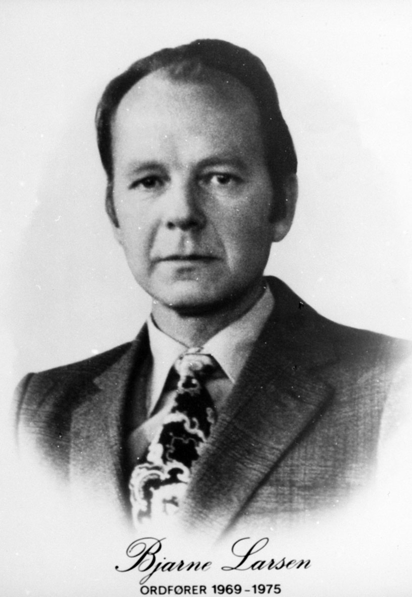 Bjarne Larsen. Ordfører i Ullensaker kommune 1969-1975 (AP)