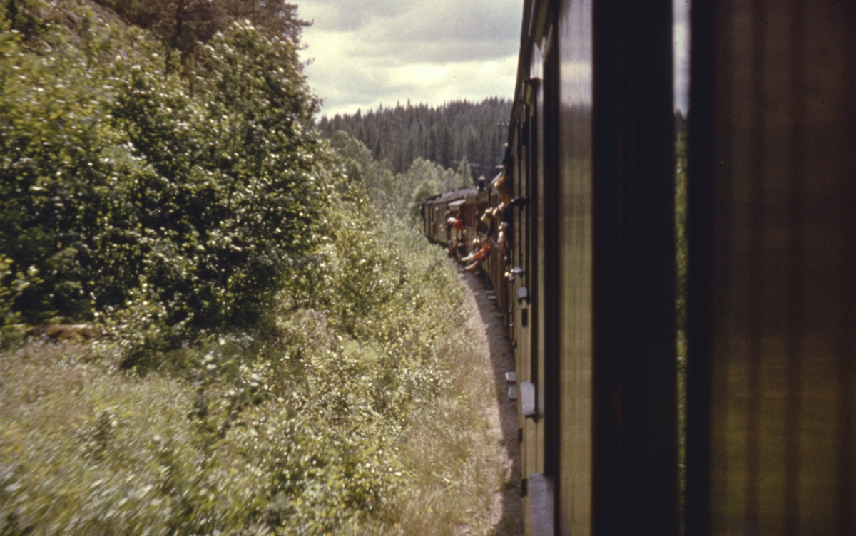 Underveis med et av de siste ordinære tog fra Skulerud til Sørumsand.