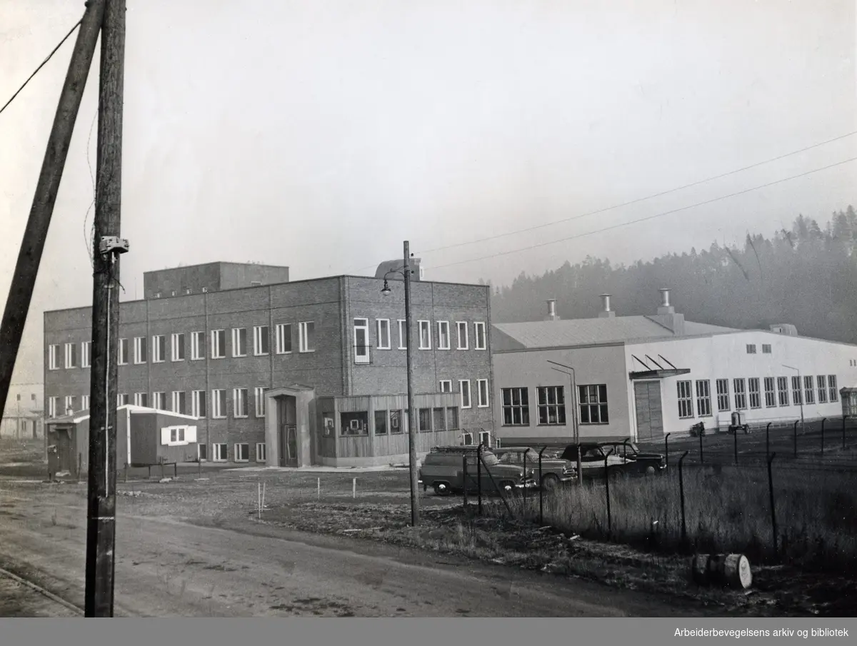 Norsk Viftefabrikk på Bryn,.november 1955