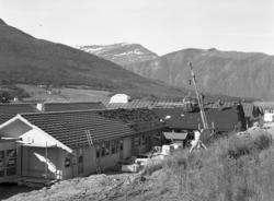 Eidsvåg aldersheim under bygging.