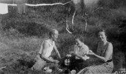 Kaffekos ved Mørkvatnet.