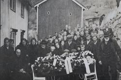 Gravferd Breivikhjellen 1920..Begravelse til Sivert Pedersen