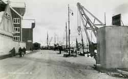 Fra den sørlige del av Nykaia på Kirkelandet i Kristiansund.