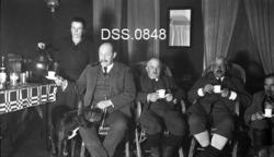 "Fra Nes Trælastbrugs eiendommer.  Fra peisestuen på Fjellbe